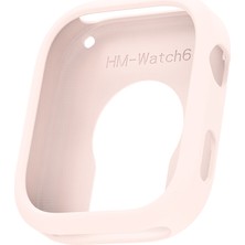 Redmi Watch 6 Yumuşak Tpu Silikon Kasa Koruyucu Zore Watch Gard 41 - Pembe