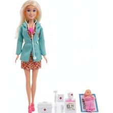 Aksesuarlı Model Bebek Doktor Seti - 115225A (Lisinya)