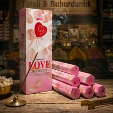 İmge Aktar Darshan Love (Aşk) Çubuk Tütsü (20'li Paket) - Romantik ve Çiçeksi