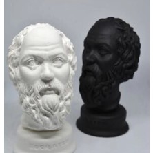 2 Li Sokretes Büst Heykel Biblo Sokrotes