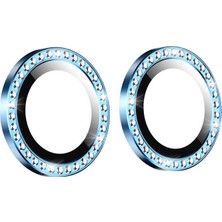 iPhone 12 Uyumlu Tgco Cl-06 Kamera Lens Koruyucu-Mavi