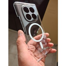 Pirok Store Xiaomi Redmi Note 15 Magsafe Uyumlu Kablosuz Şarj Destekli Sararmaz Sert Mika Kristal Netliğinde Ultra Ince Hafif Pc Kılıf