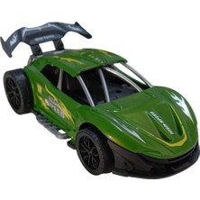 Sürtmeli Yarış Arabası - Yeşil (Lisinya)