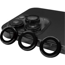 iPhone 15 Pro Max Uyumlu Tgco Cl-07 Kamera Lens Koruyucu-Siyah