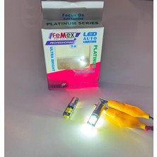Femex Beyaz BAY9S H21W 150* Tırnak 10SMD 3030 Chipset