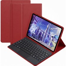Microcase Xiaomi Redmi Poco Pad X1 11.2 Inch Tablet Için Bluetooth Touchpad Klavye + Standlı Kılıf - Bkk5