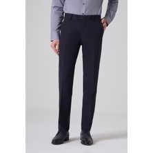 Morven  Erkek Lacivert Basic Slim Fit Pantolon