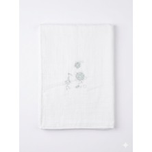 Bistyle Battaniye Müslin Turtelly Cool Mint-Ekru