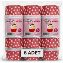 Vennesso Muffin Kek Kalıbı 25'li 6,5 cm X6 =150 Adet