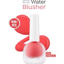 MISSHA Meyve Özlü, Nemli ve Parlak Bitişli, Doğal Görünümlü Likit Allık APIEU Juicy-Pang Water Blusher RD01
