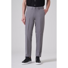 Morven  Erkek Gri Pamuk Trend Dynamic Fit Chino Pantolon