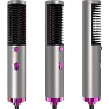 Saç Düzleştirici Fön Makinesi Saç Fırçası Profesyonel Üflemeli - Lisinya