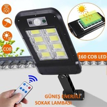 Yusa Stores Uzaktan Kumandalı 160 Led Solar Bahçe Lambası