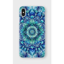 Karsu Design iPhone X/xs Uyumlu Baskılı Şeffaf Telefon Kılıfı | Koleksiyon: Mandala Art