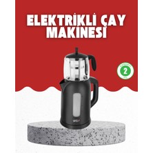 Sıcak Tutma Özellikli 2’si 1 Arada Çay Makinesi ve Su Isıtıcı - Lisinya