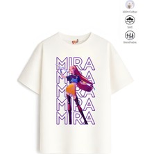 Belya Kids Wear Kız Çocuk Tam Kalıp Hun Tasarım 8 Oversize Tişört