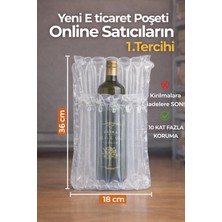 Askur 18X36 cm 50 Adet Havalı Kargo Poşeti Airbag/airbed/airpack/airpak Ambalaj