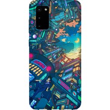 Karsu Design Samsung Galaxy S20 Fe Uyumlu Baskılı Şeffaf Telefon Kılıfı | Koleksiyon: Cyberpunk Theme