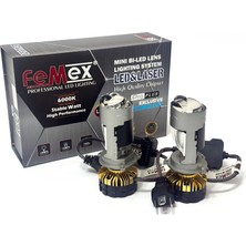 Femex H4 Pro Plus Exclusive Mini Bi-Led + Laser Kendinden Mercekli Selektör Aparatlı Performans LED