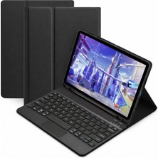 Microcase Honor Pad 10 12.1 Inch Tablet Için Bluetooth Touchpad Klavye + Standlı Kılıf - Bkk5