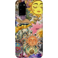 Karsu Design Samsung Galaxy S20 Plus Uyumlu Baskılı Şeffaf Telefon Kılıfı | Koleksiyon: Mystical Symbols