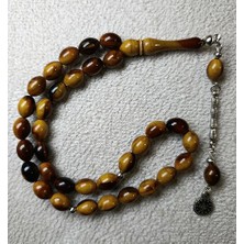 Toz Kehribar 33 Lü Tesbih