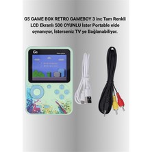 Al-Kar Ticaret Lisinya Tv Bağlantılı Mini Gameboy Konsol 500 Oyunlu Tam Renkli LCD Ekranlı 3 inç