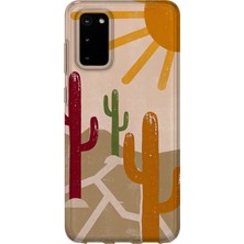 Karsu Design Samsung Galaxy S20 Plus Uyumlu Baskılı Şeffaf Telefon Kılıfı | Koleksiyon: Minimalist Style 1