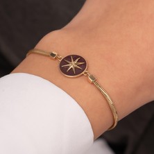 Hakan Mücevherat Mineli Kuzey Yıldızı 14 Ayar Altın Bileklik