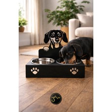 Köpek Mama ve Su Kabı Standı – Dayanıklı Ev & Bahçe Kullanımına Uygun