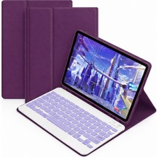 Microcase Honor Pad X9A 11.5 Inch Tablet Için Bluetooth Touchpad Klavye + Standlı Kılıf - Bkk5