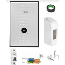 Veito Flow E 7500W Merkezi Sistem Güneş Su Isıtma Sistemıne Uyumlu 4mt Kablolu Takım Set