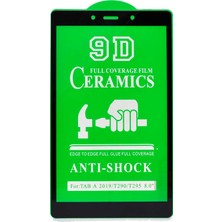 More TR Galaxy Tab A 8.0 (2019) T290 Uyumlu Mtr Tablet Seramik Ekran Koruyucu-Siyah