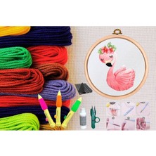 Hobibahçem Punch Seti Nakış Seti Kasnaklı Kendin Yap Seti Seri 18