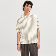 Jack & Jones Erkek Resort Yaka Çizgili Gömlek - Jeff