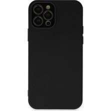 SHC4200 Iphone 12 Kılıf Lansman Glass Kapak - Siyah