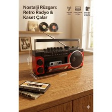 Teknoss Puxing PX-250BT Müzik Seti Fm Radyo-Usb-Mp3 Player-Bluetooth Kaset Çalar