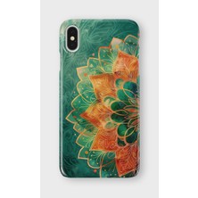 Karsu Design iPhone Xs Max Uyumlu Baskılı Şeffaf Telefon Kılıfı | Koleksiyon: Mandala Art