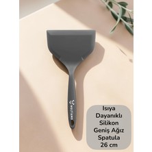 Multiamo Isıya Dayanıklı Geniş Ağız Spatula 26 cm