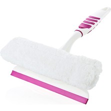 Hobibahçem® Pratik Kolay Mikrofiber Peluşlu Camsil Cam Silme Aleti Aparatı
