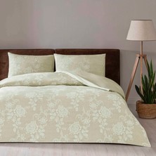 Taç Rilen Ranforce Queen Size Nevresim Takımı Taş