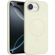 SHC4200 Iphone 16E Kılıf Jully Magsafe Kapak - Bej