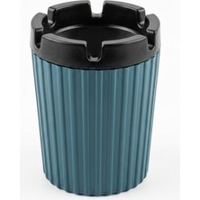 Mega Oto Market Turkuaz Araç Içi Kokusuz Küllük – Kapaklı, Koku Önleyici, Kaymaz Tabanlı