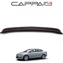 Cappafe Opel Astra J Sedan 2012-2018 Yıl Aralığı Uyumlu Arka Tampon Eşiği Mat