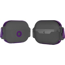 Airpods Uyumlu Tgco Airbag 34 Darbelere Karşı Dayanıklı Kılıf-Mor
