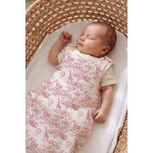 Tuğba Kuğu 4 Kat Müslin 1.2 Tog Bebek Uyku Tulumu (0-18 Ay) - Pink Toile De Jouy