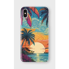 Karsu Design iPhone X/xs Uyumlu Baskılı Şeffaf Telefon Kılıfı | Koleksiyon: Minimalist Style 5