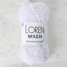 Hobibahçem Loren Wash Optik Beyaz El Örgü Ipi - R001 - 34262