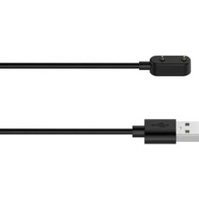 Siyah Huawei Watch Fit USB Şarj Kablosu