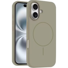 SHC4200 Iphone 16 Kılıf Jully Magsafe Kapak - Çöl Titanyum